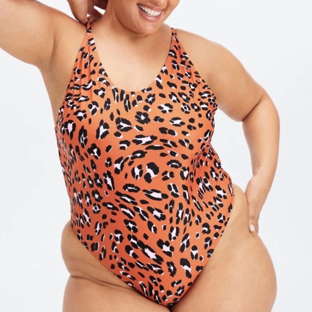 Fabletics Animal Noa Sexy One Piece Swimsuit